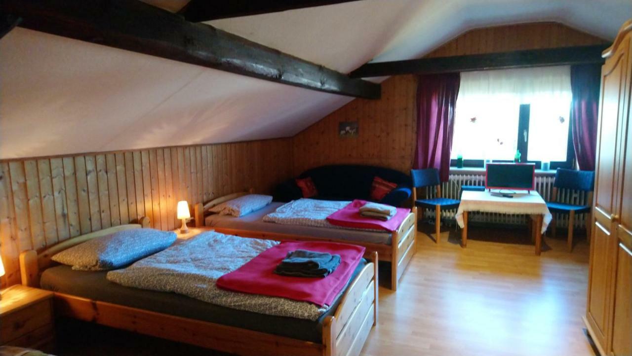 Gaestehaus Burgwald-Trekking Mittelsimtshausen エクステリア 写真